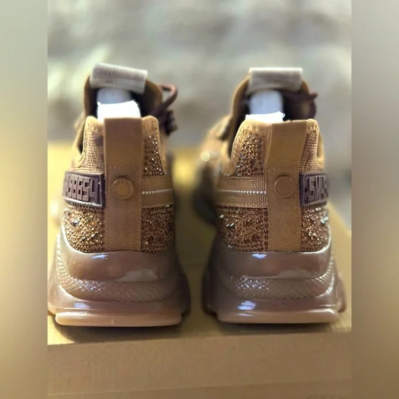 🍫BRAND NEW STEVE MADDEN MAXIMA CHOCOLATE🍫SNEAKERS SZ 9.5🔥RARE STYLE & COLOR🔥 - Picture 7 of 12